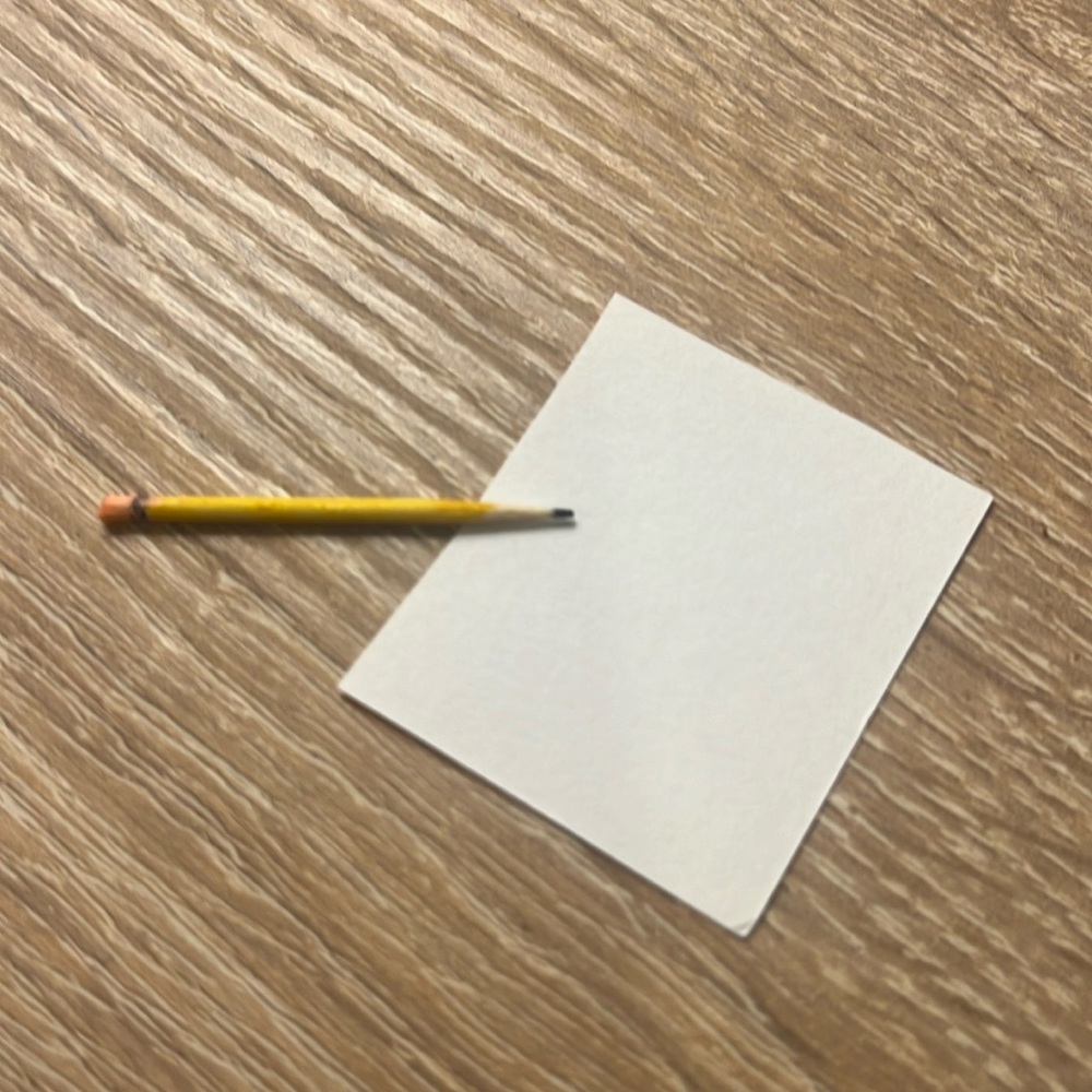 Handmade Miniature pretend pencil